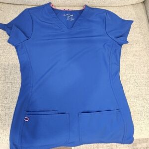 Blue Women's Scrubs Set